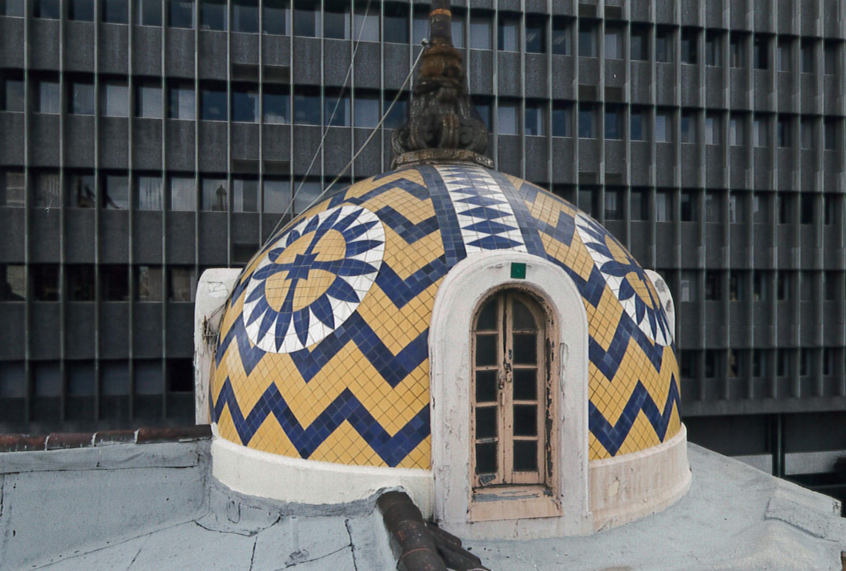 Southwest Cupola, south roof
